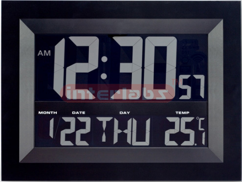 SUPER JUMBO LCD WALL CLOCK